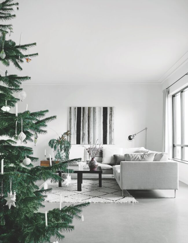 A Modern & Simple Scandinavian Holiday Space