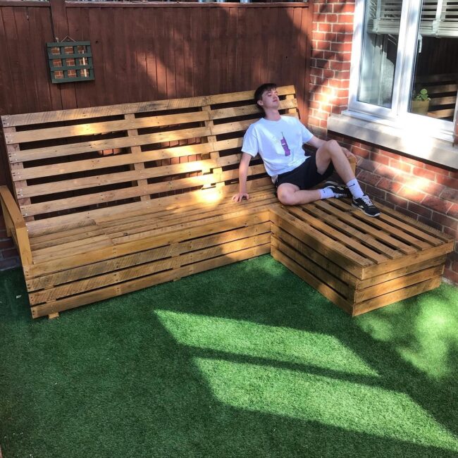 Rustic Outdoor Bench with Character