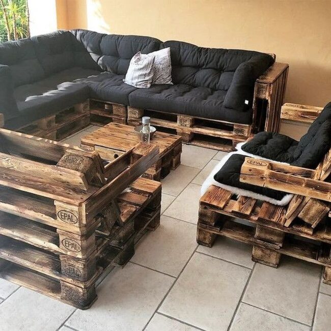 Rustic Lounge Area with Timeless Appeal