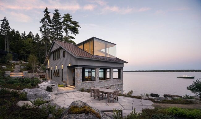 Contemporary Lakefront Cottage